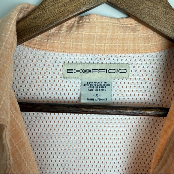 Exofficio Women's Camping Athletic Long Sleeve Button Down Shirt Vented Size S - Picture 9 of 9